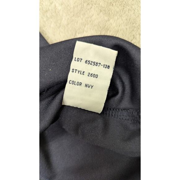 U.S. Naval Academy Polo Shirt XL Mens Navy Scientia Tridens Vansport - Picture 9 of 9